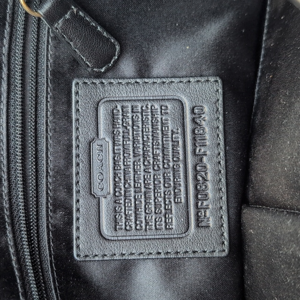 Vintage Black Y2K COACH SOHO - Picture 7 of 8